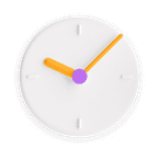 Clock 3d icon